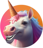 no results unicorn with an icecone on it's head